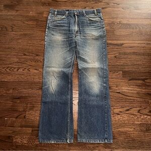 VINTAGE Levi’s 517 Bootcut Orange Tab Jeans, USA, 38x34
